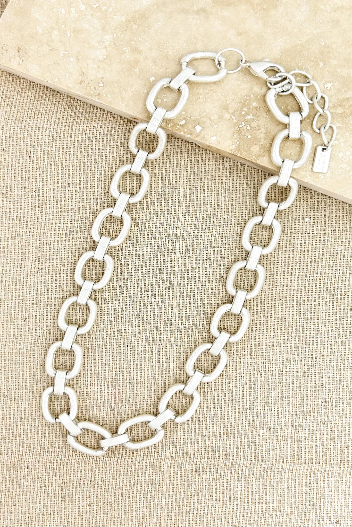 Short sales silver chain