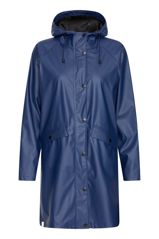 Ichi Ihtazi Raincoat | Medieval Blue