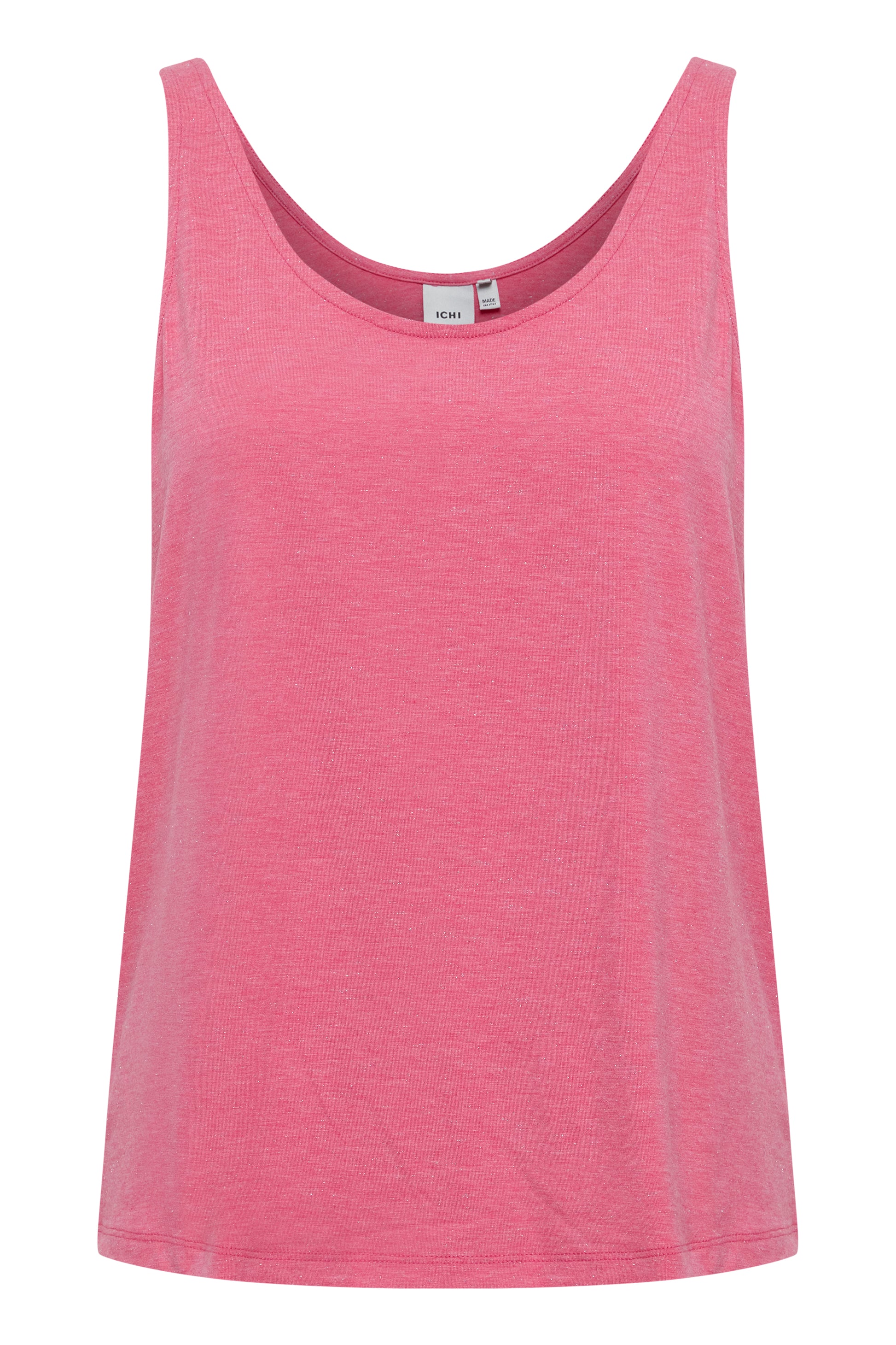 Ichi Ihrebel Vest Top in Shocking Pink