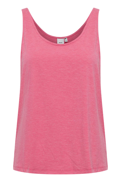 Ichi Ihrebel Vest Top in Shocking Pink