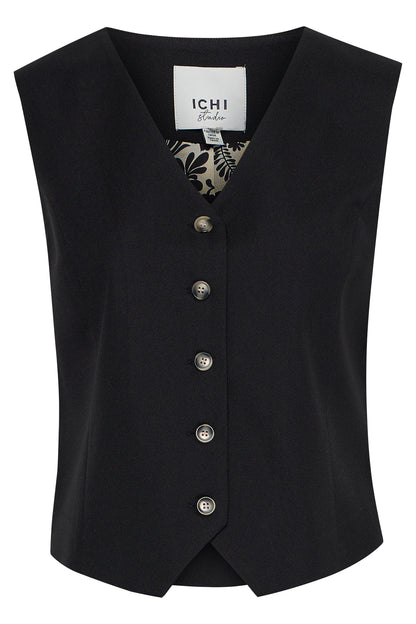 Ichi Ihzimmie Waistcoat | Black