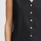 Ichi Ihzimmie Waistcoat | Black