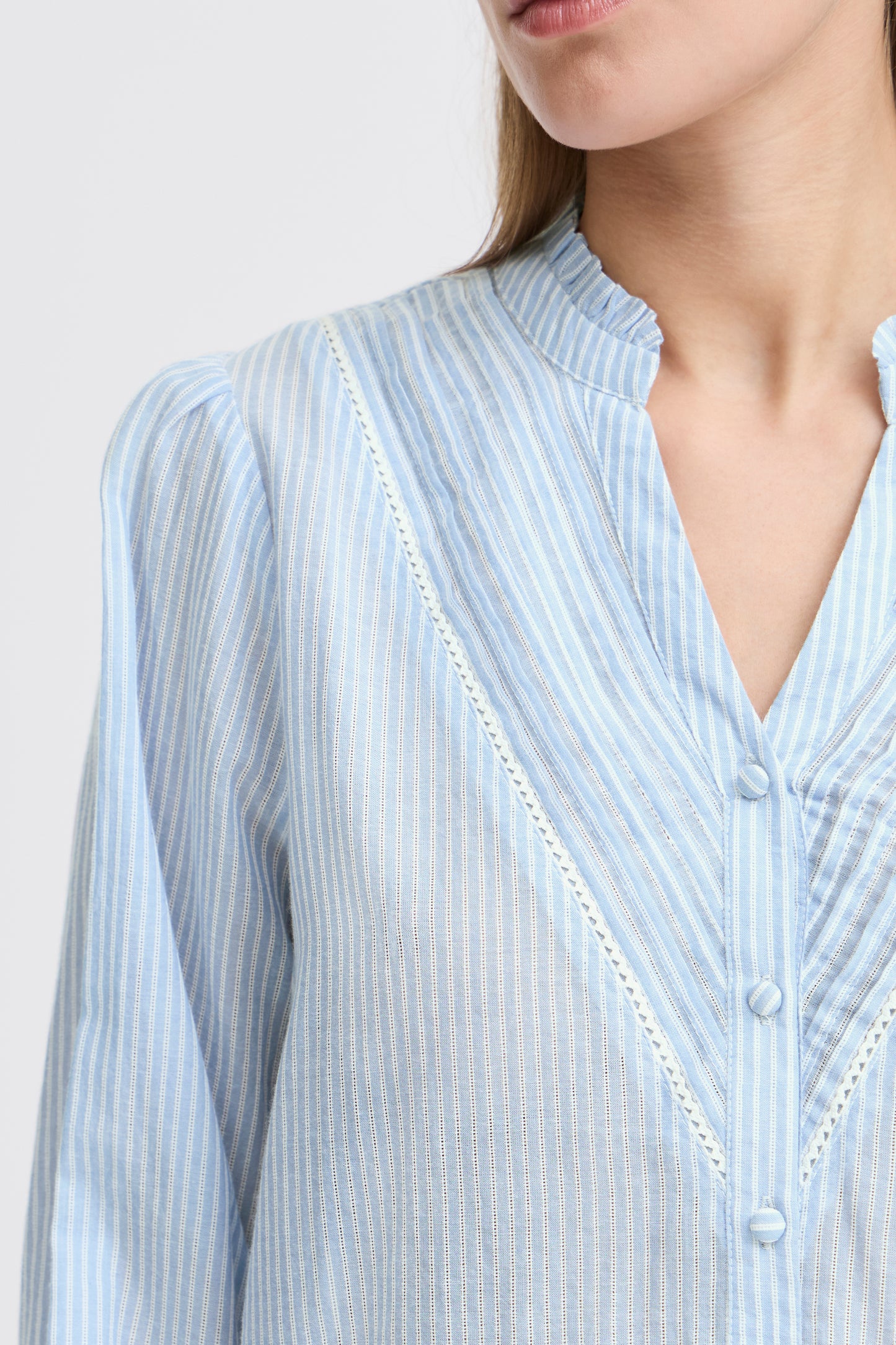 Ichi Romancy Shirt | Zen Blue