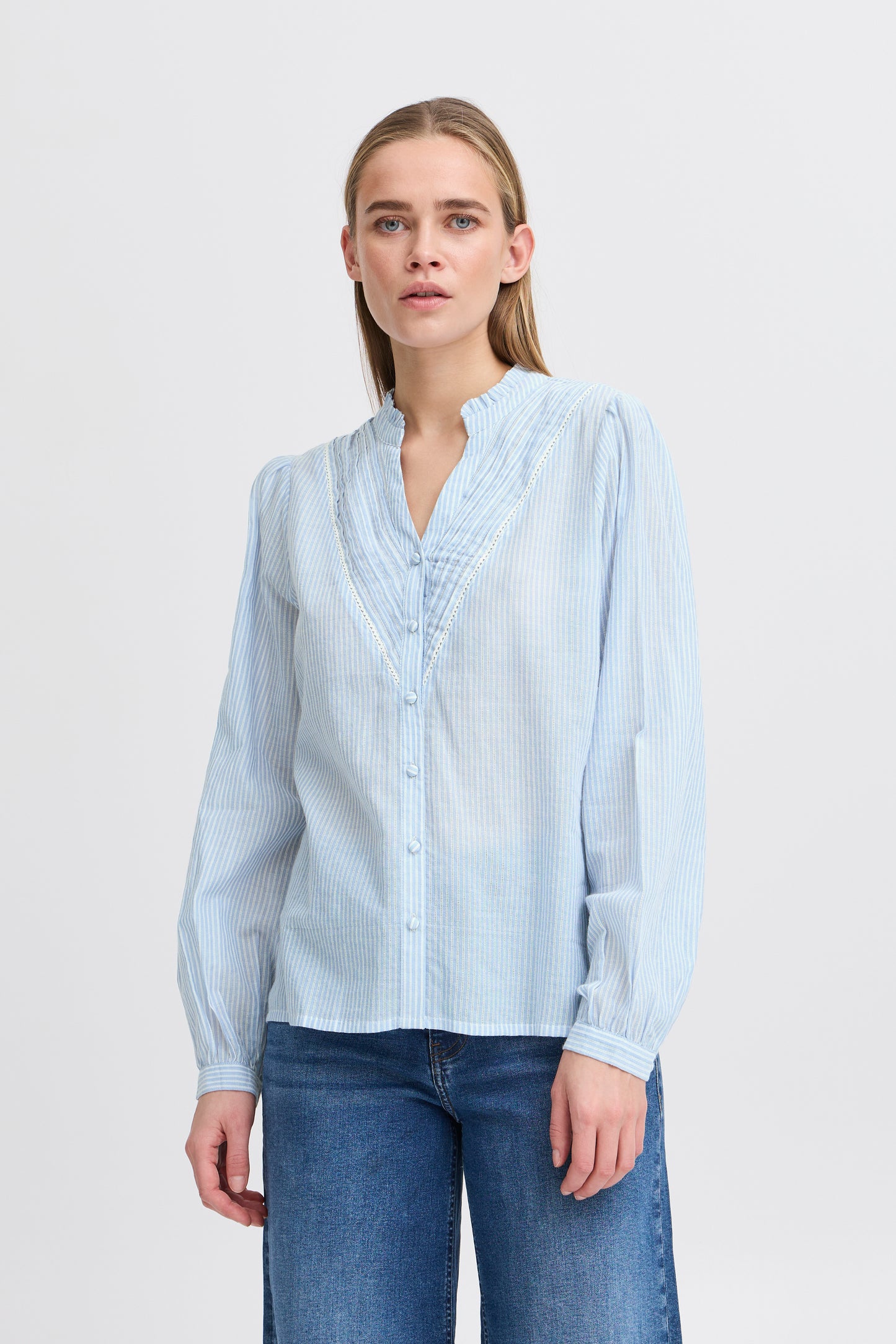 Ichi Romancy Shirt | Zen Blue