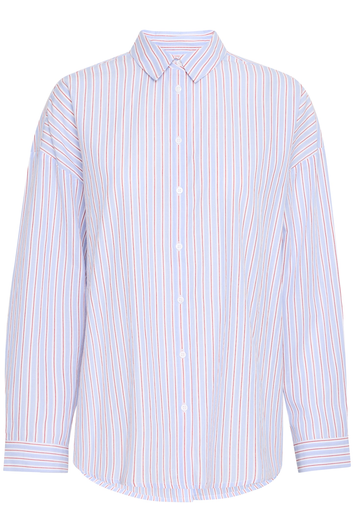 Ichi IhJanex Shirt | Blue Multi Stripe