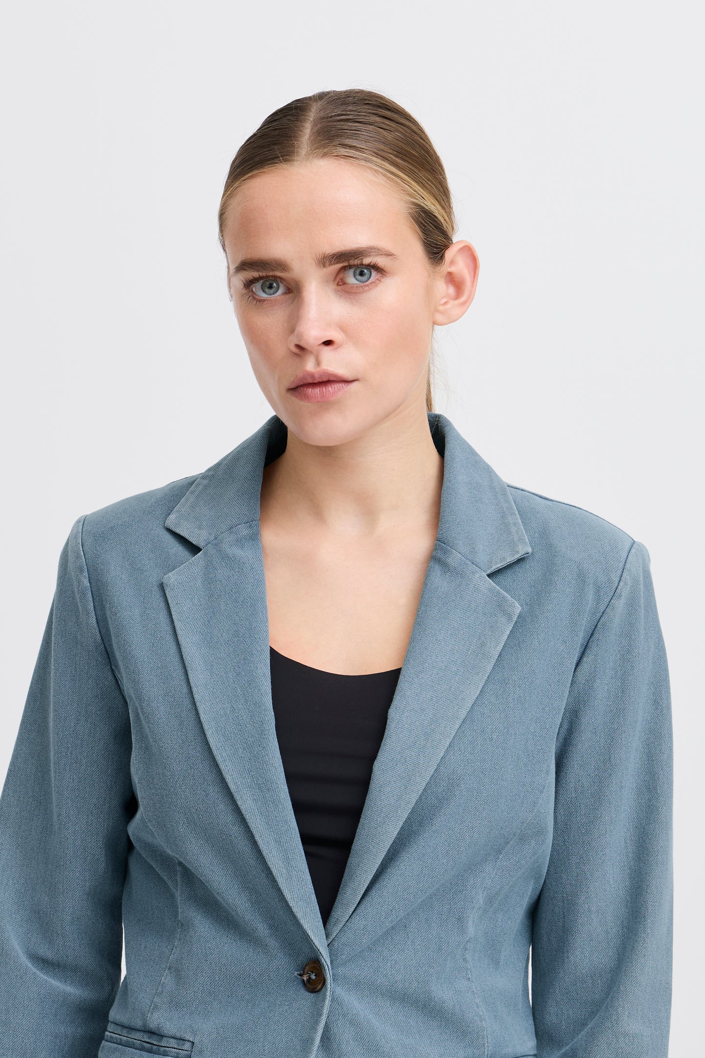 Ichi Ihkate Denim Blazer