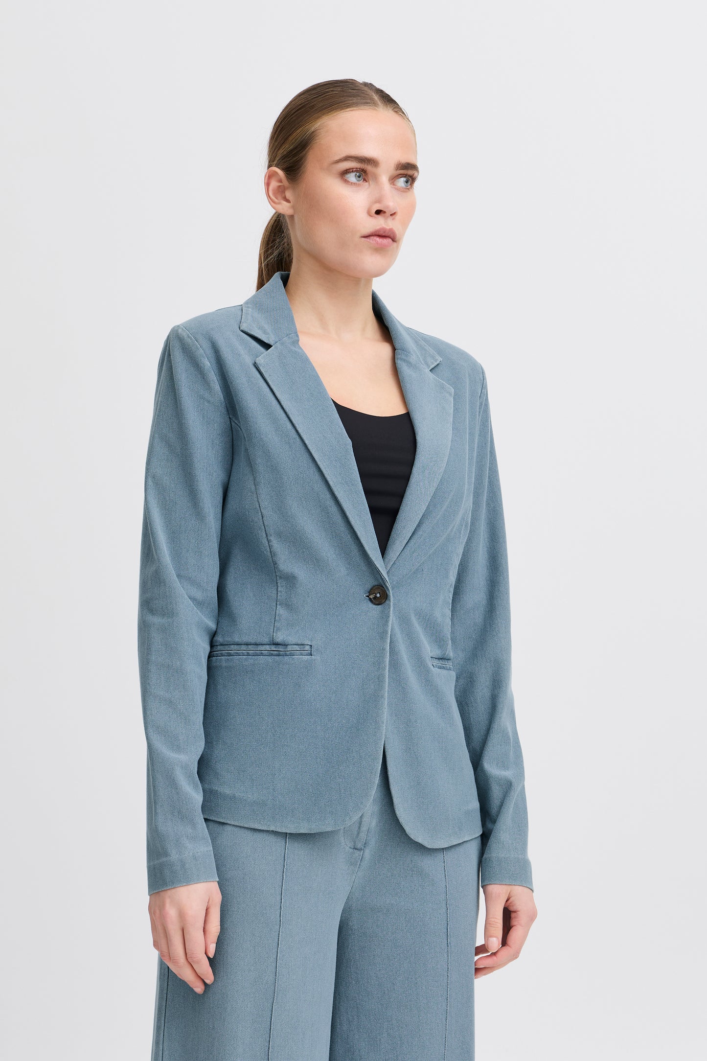 Ichi Ihkate Denim Blazer