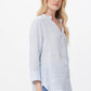 Madison V-Neck Linen Shirt | Cloud Blue