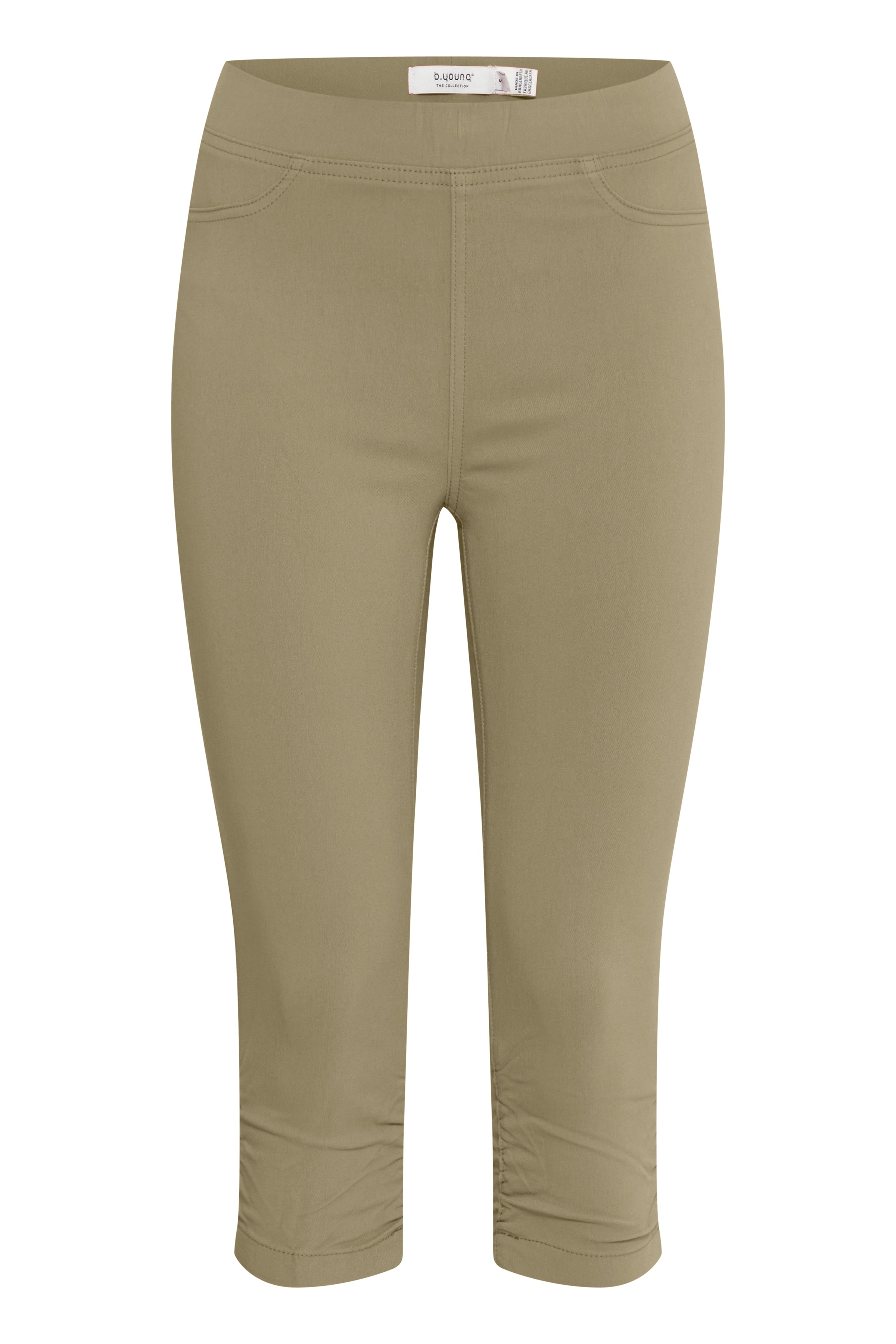 Tight-fitting Emily capri trousers - Beige - Sz. 42-60 - Zizzifashion