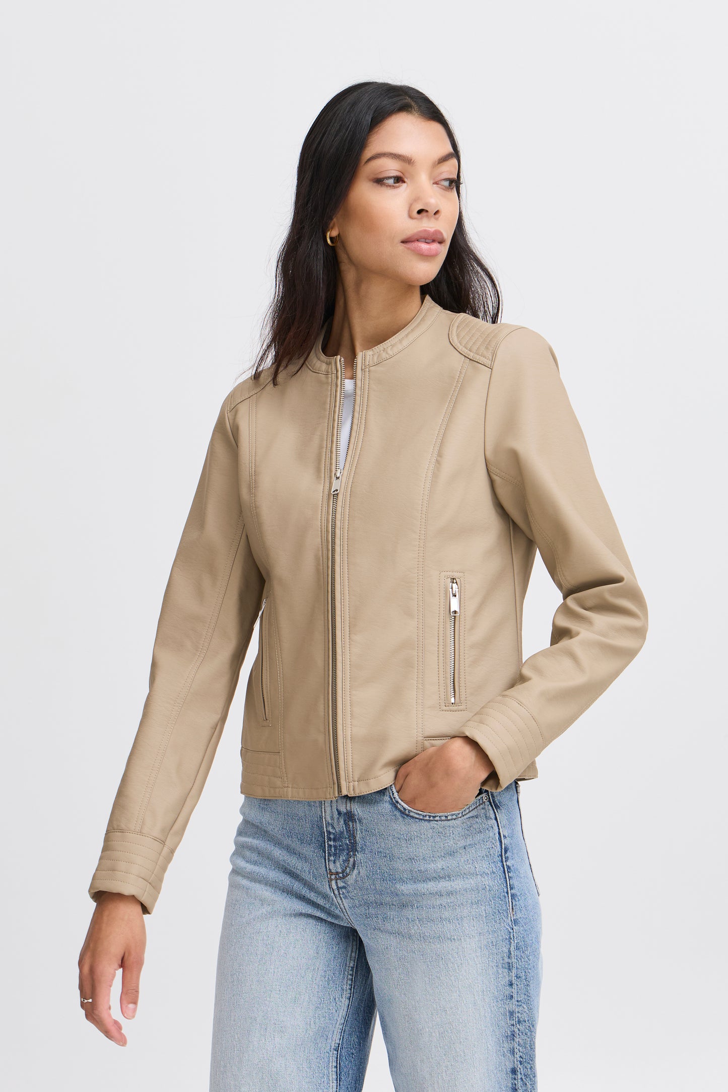 B Young Byacom Jacket | Roasted Cashew