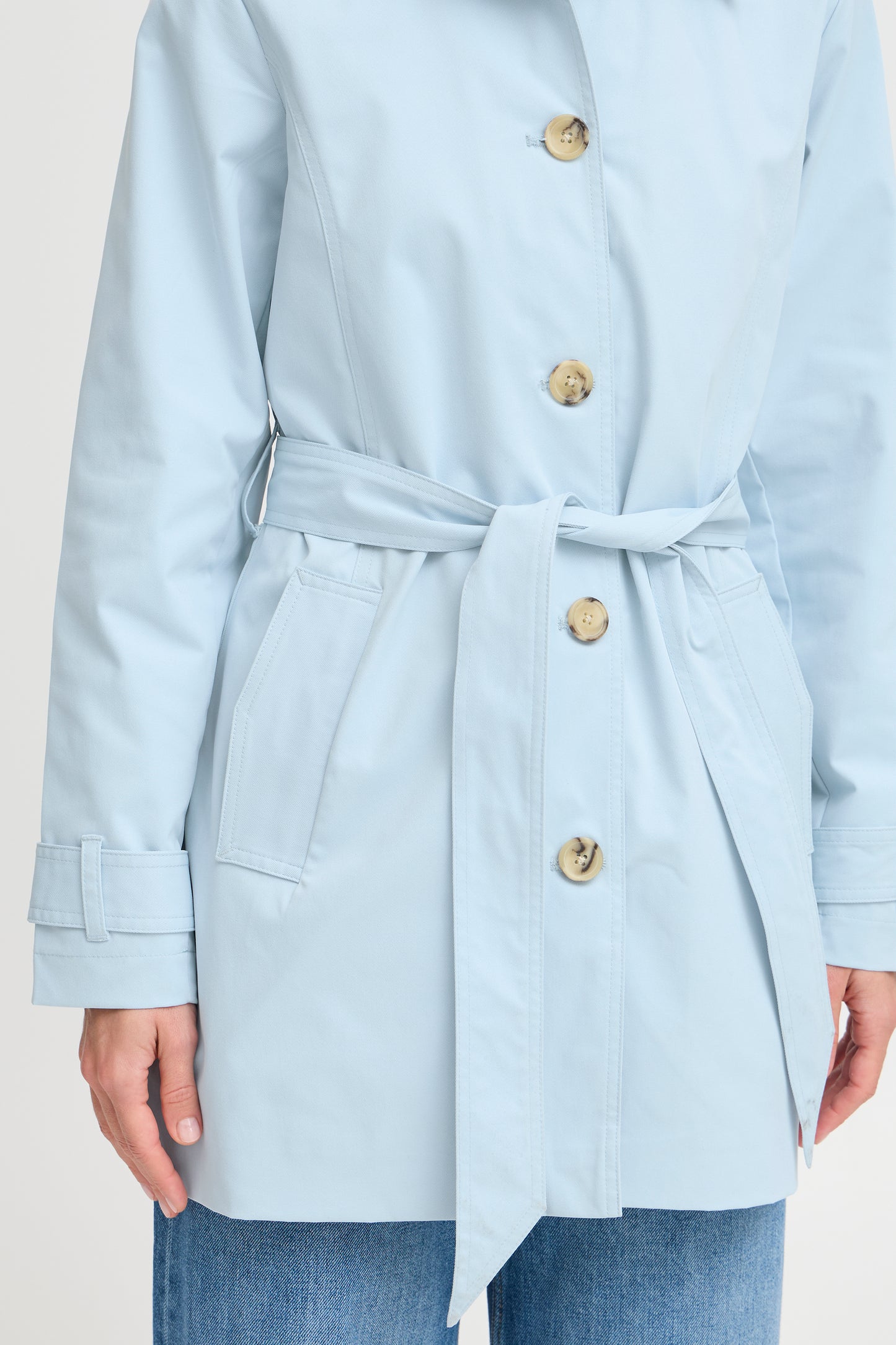 B Young Byamona Trench Coat | Angel Falls