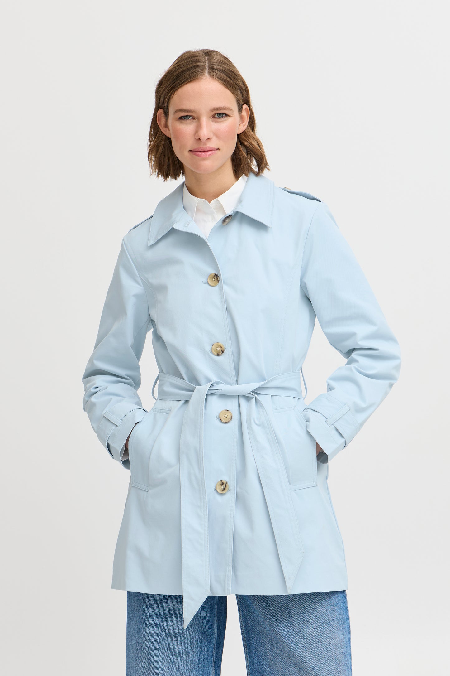 B Young Byamona Trench Coat | Angel Falls