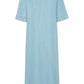 B.Young Bylana V-Neck Dress | Light Blue Denim