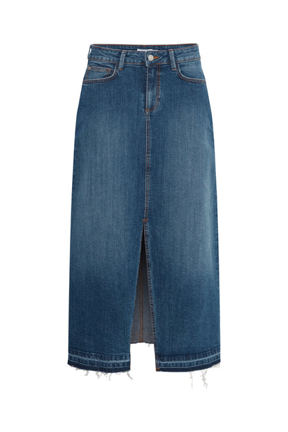 Bykomma Skirt | Mid Blue Denim