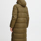 B Young Bybomina Long Coat | Military Olive