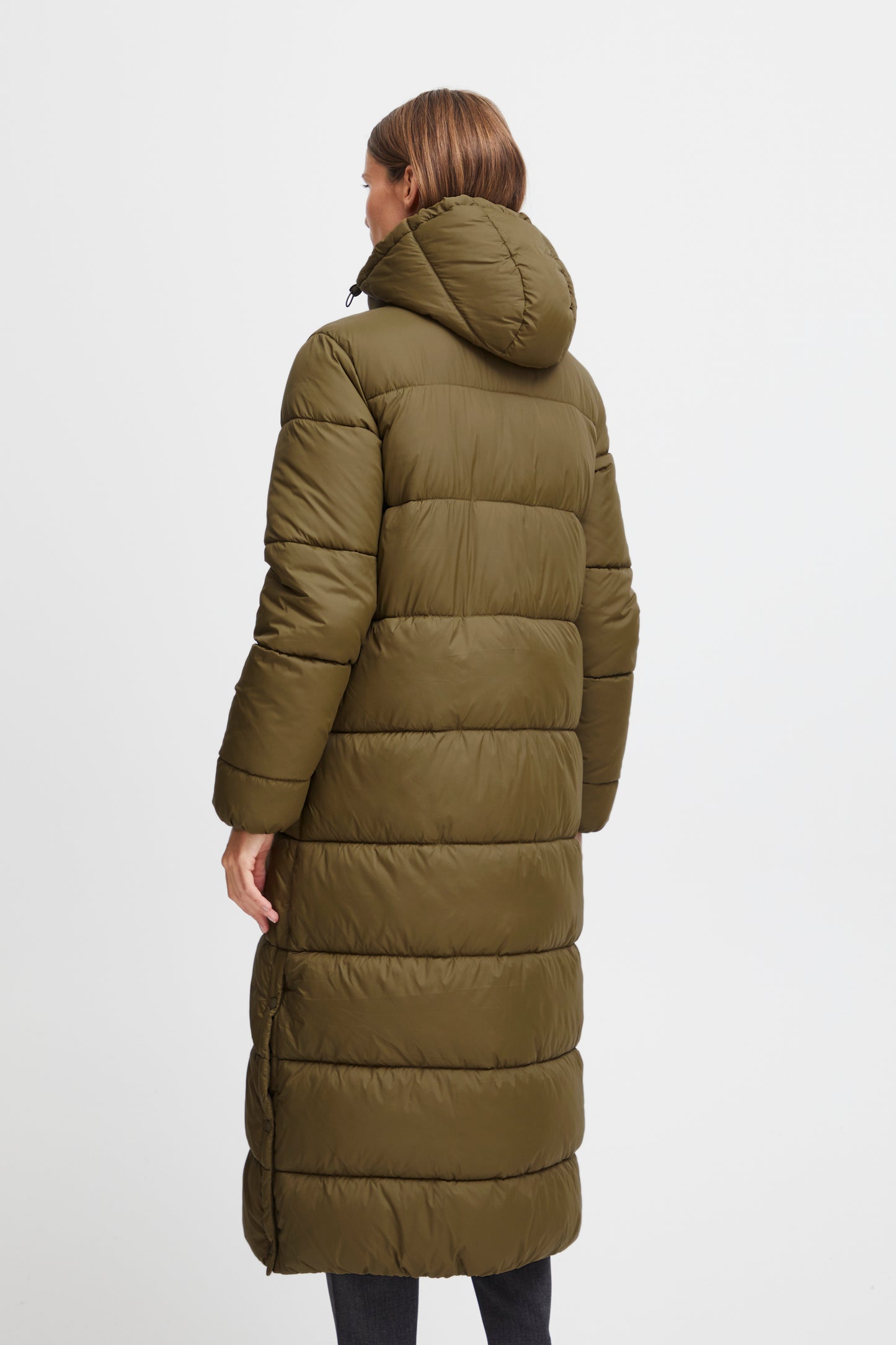 B Young Bybomina Long Coat | Military Olive