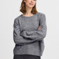 B Young ByOmea Jumper | Mid Grey Melange