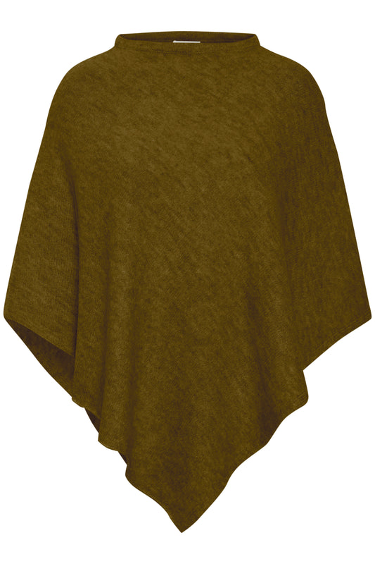 B Young Baviksi Poncho | Military Army Melange