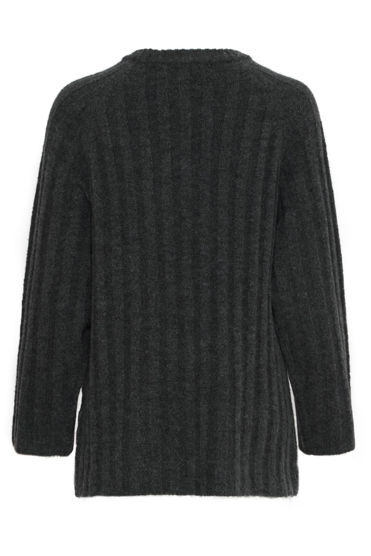 B Young Marianne Jumper | Dark Grey Melange