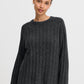 B Young Marianne Jumper | Dark Grey Melange