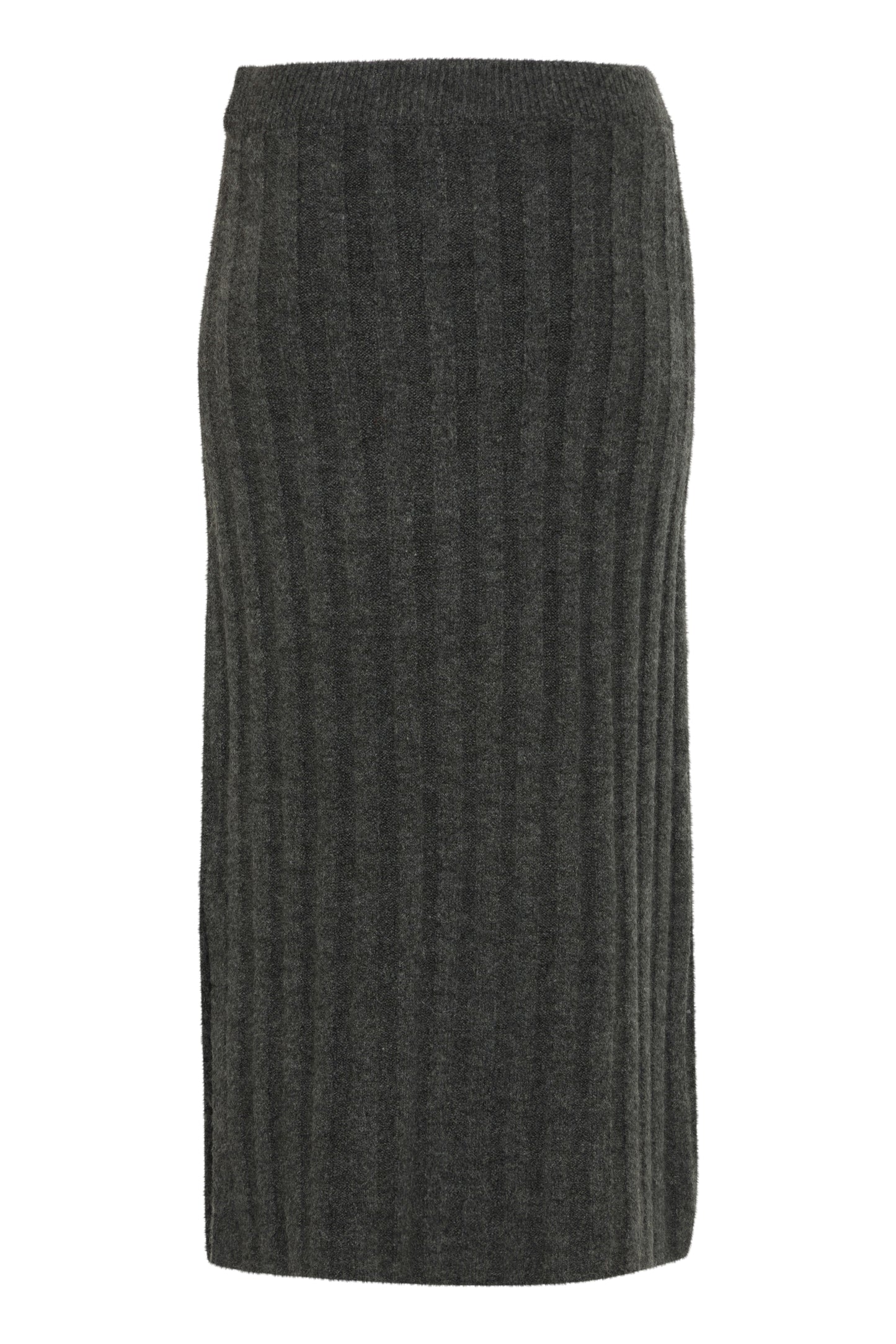 B Young Marianne Slim Skirt | Dark Grey Melange