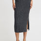 B Young Marianne Slim Skirt | Dark Grey Melange