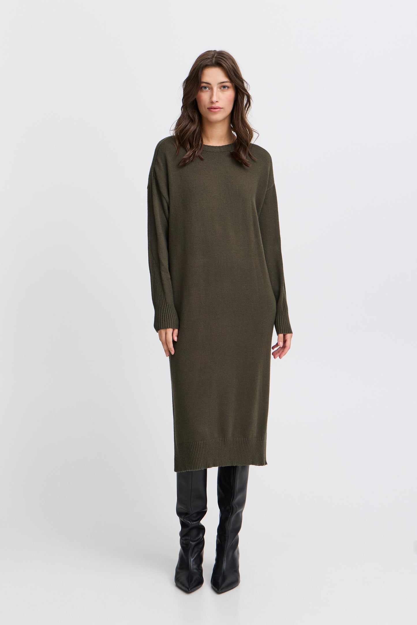 B Young ByManina Dress | Olive Night