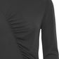 B Young Byperl Long Sleeve Top | Asphalt