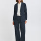 B Young ByRowan Stripe Blazer | Navy Mix