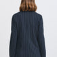 B Young ByRowan Stripe Blazer | Navy Mix