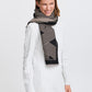 B Young Bavibi Geometric Scarf | Black Mix