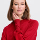 B Young ByMobbe Jumper | Haute Red