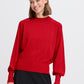 B Young ByMobbe Jumper | Haute Red