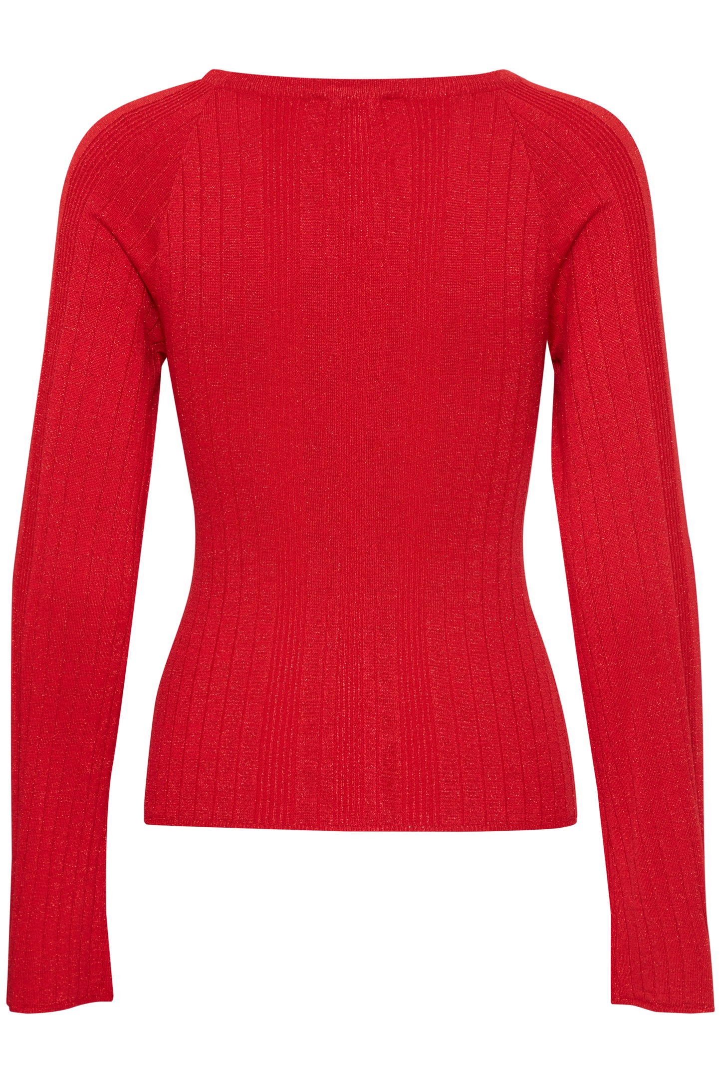 B Young ByMobbe Raglan Jumper | Haute Red