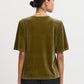 B Young ByPerlina V-Neck Top | Fir Green