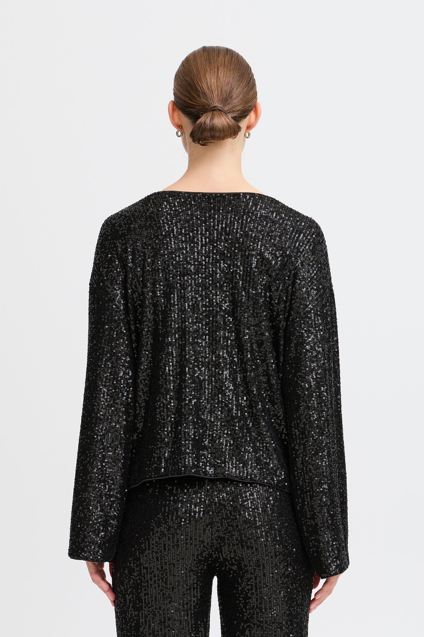 B Young BySolia Long Sleeve Top | Black