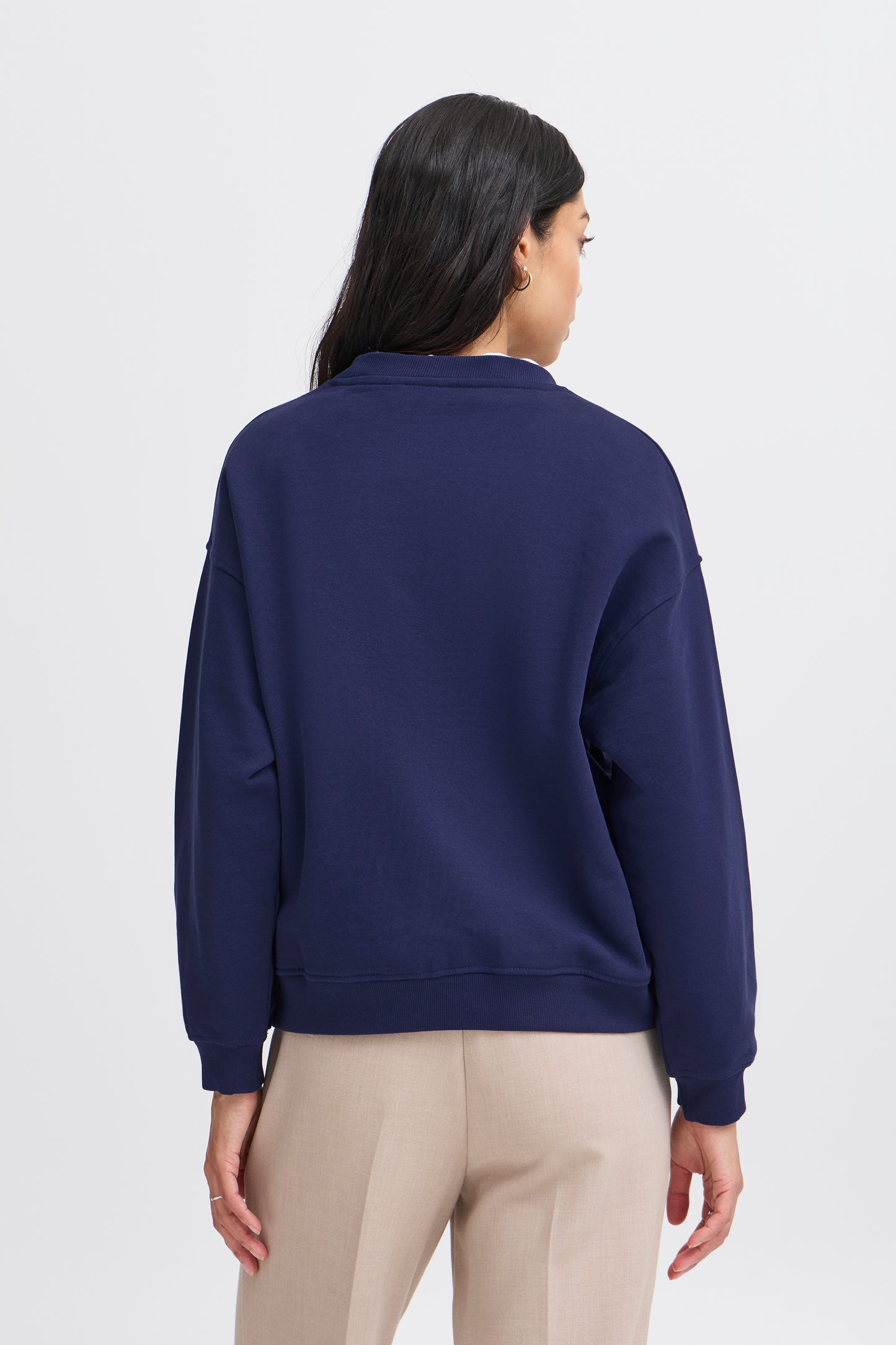 B Young Bysoma Sweatshirt | Medieval Blue