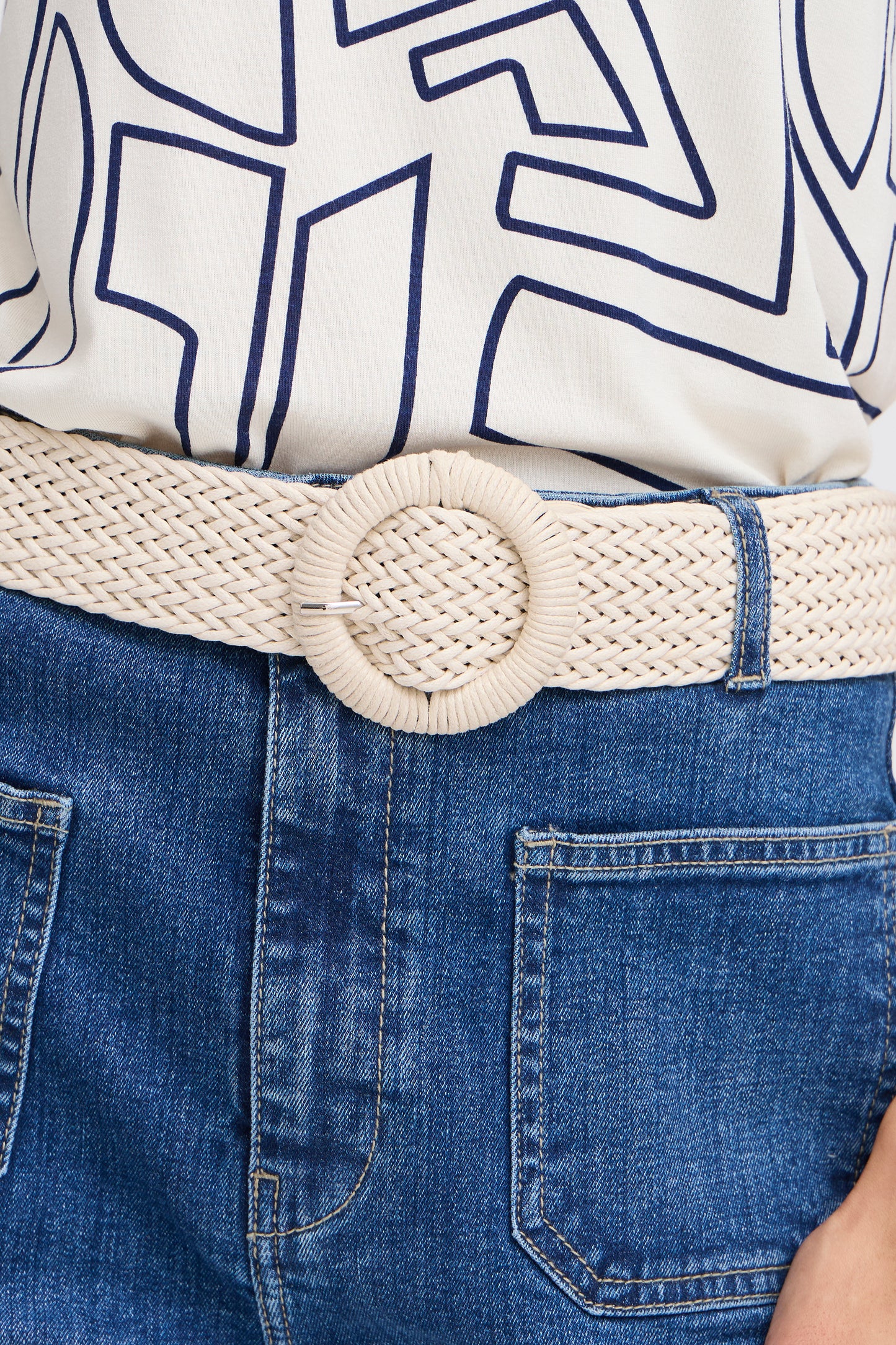 B Young Baviflet Belt | Marshmallow