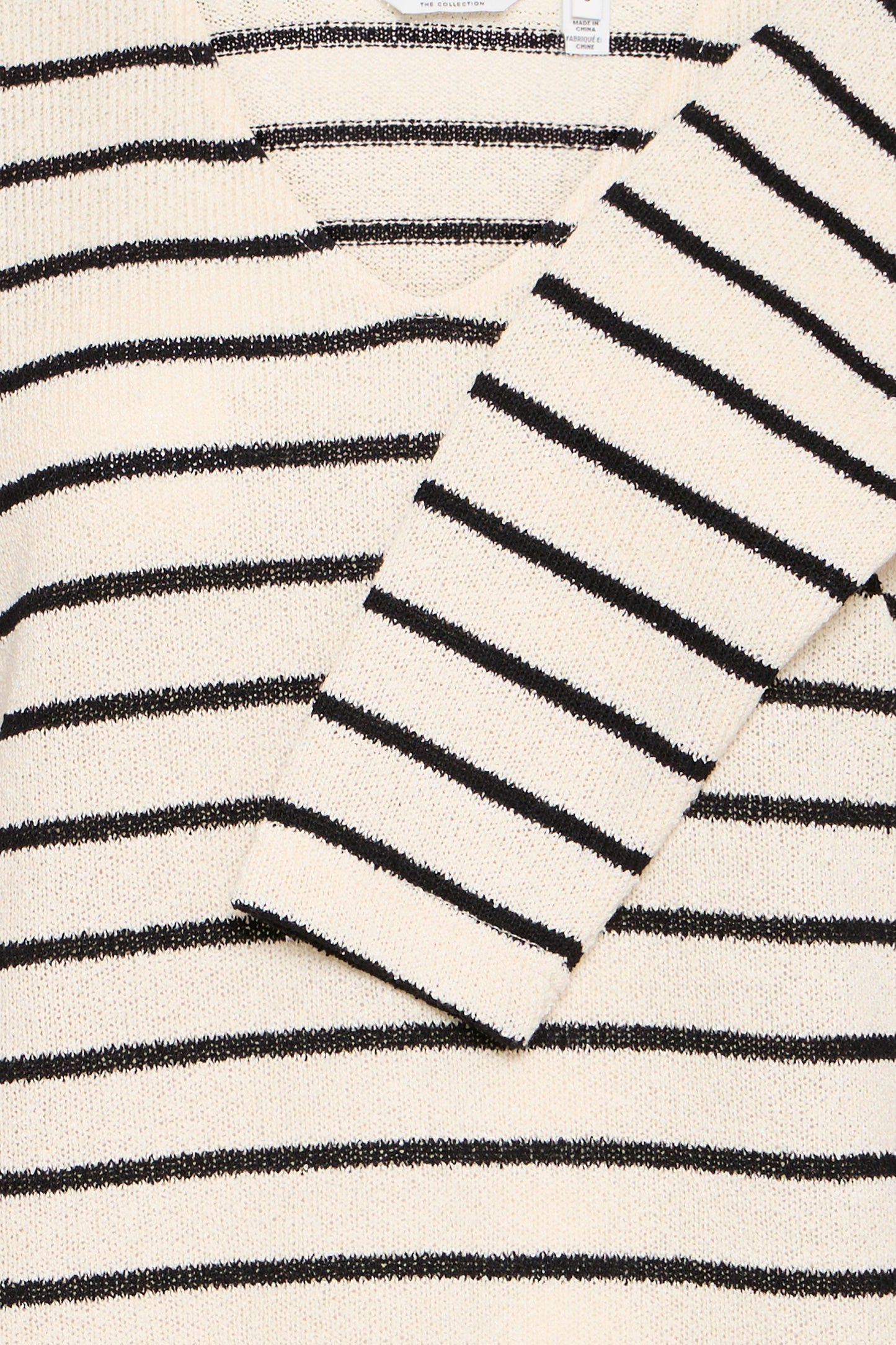 B Young Bysif Stripe Pullover | Birch Mix