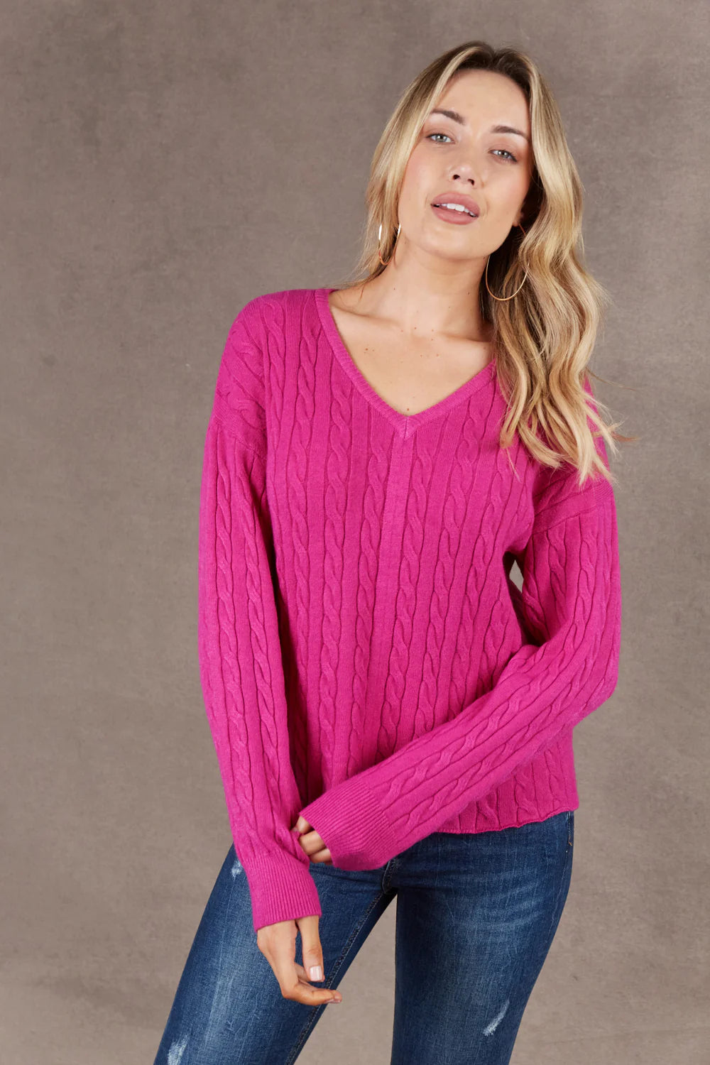 Eb & Ive Alawa Knit | Magenta