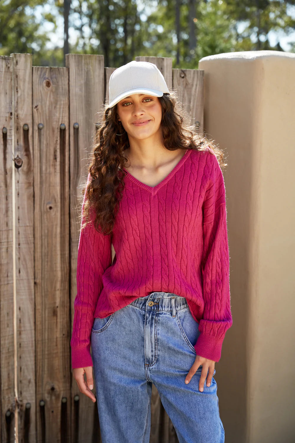 Eb & Ive Alawa Knit | Magenta