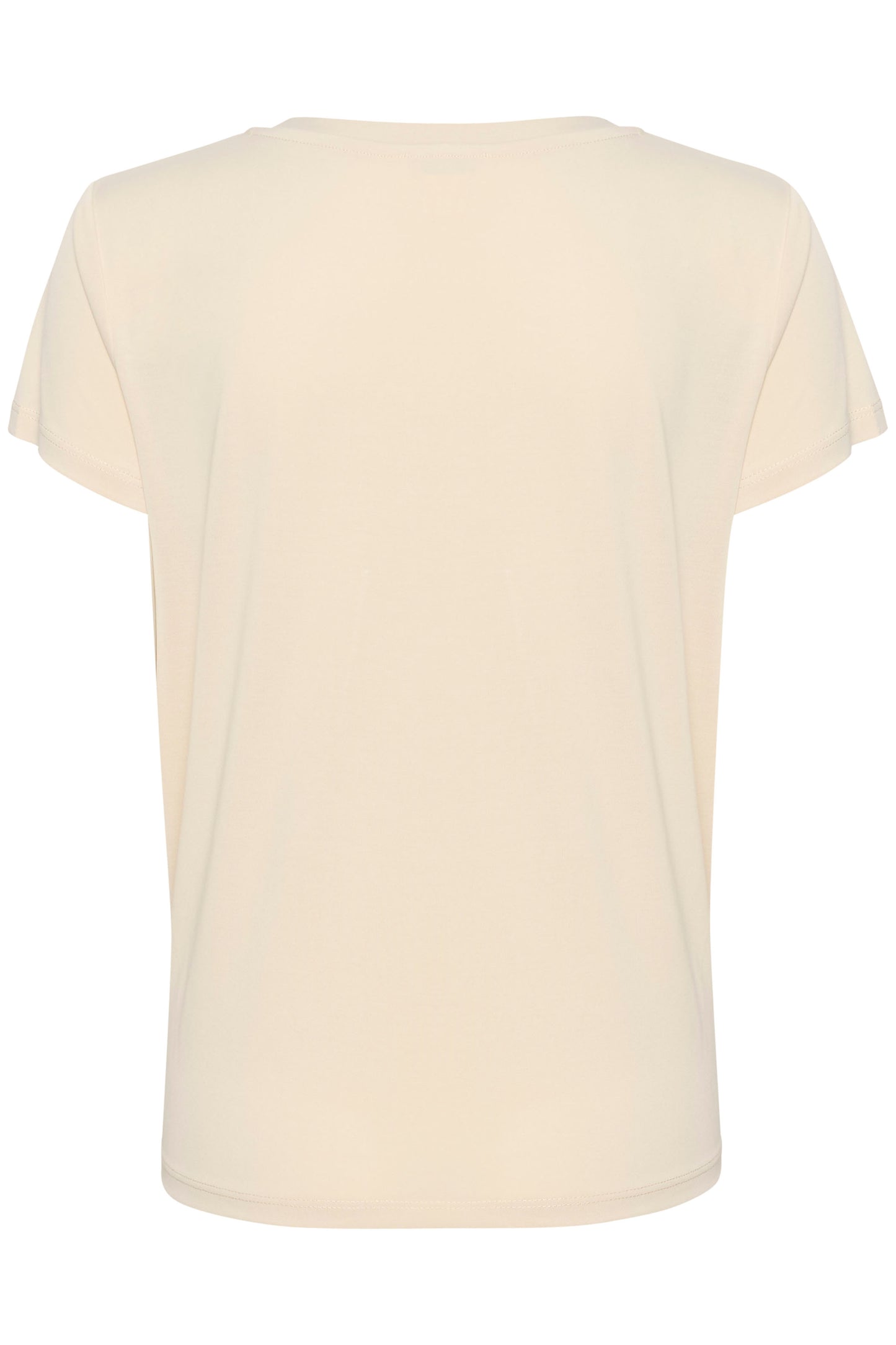 Soaked in Luxury Columbine V-Neck T-Shirt | Oatmeal