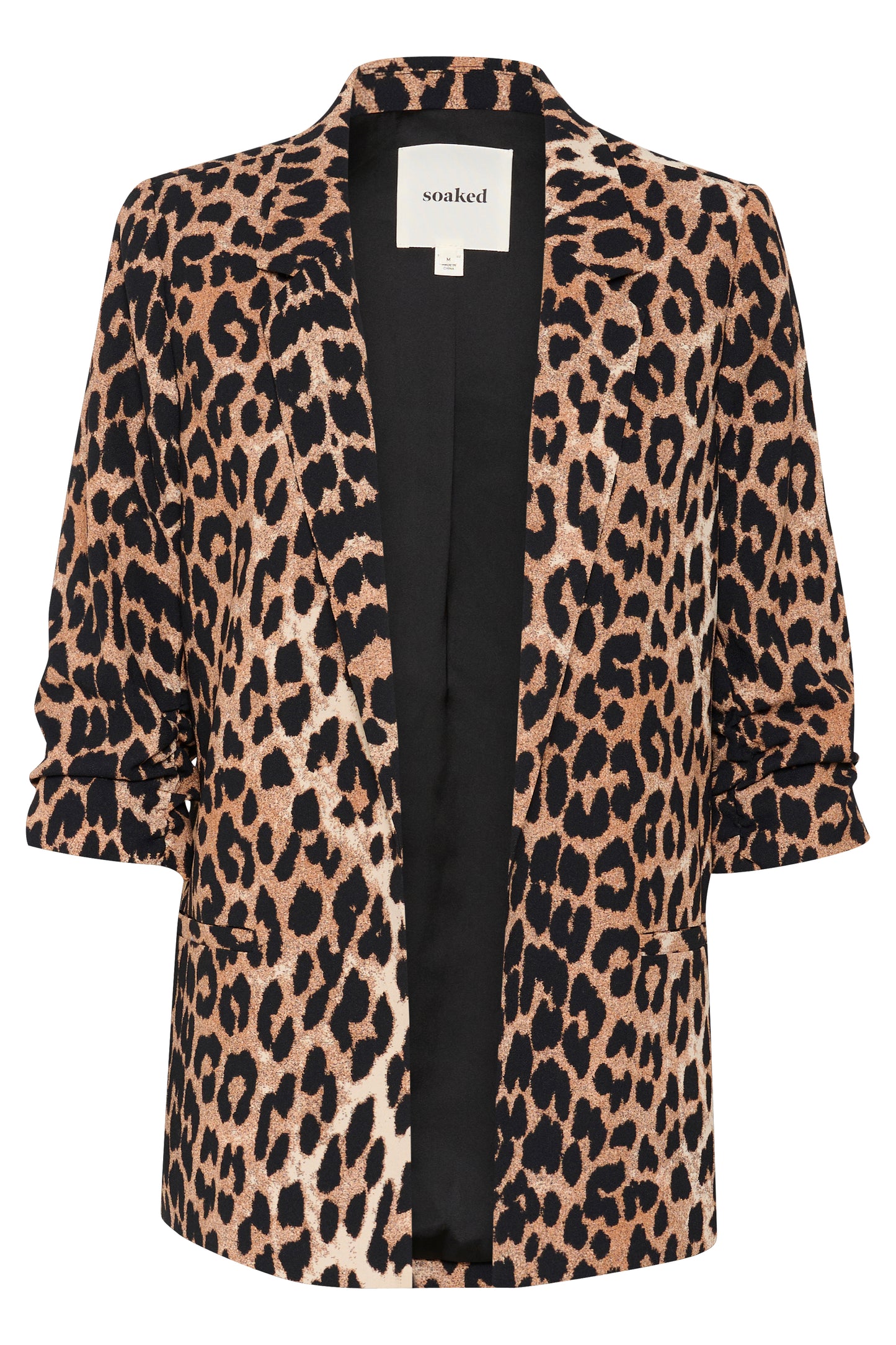 Soaked in Luxury Shirley Printed Blazer | Leopard