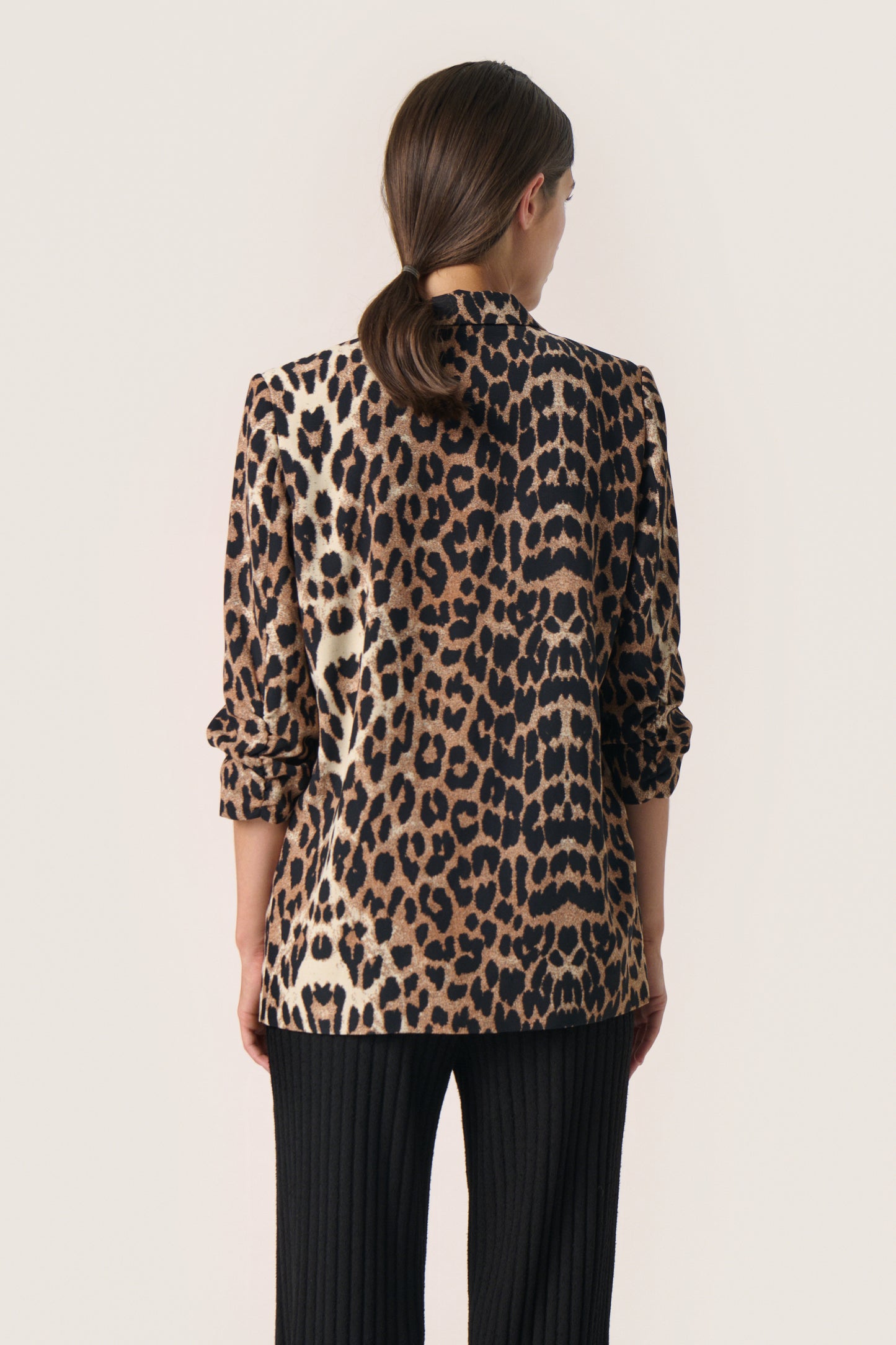 Soaked in Luxury Shirley Printed Blazer | Leopard