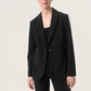 Soaked in Luxury Corinne Short Blazer | Black