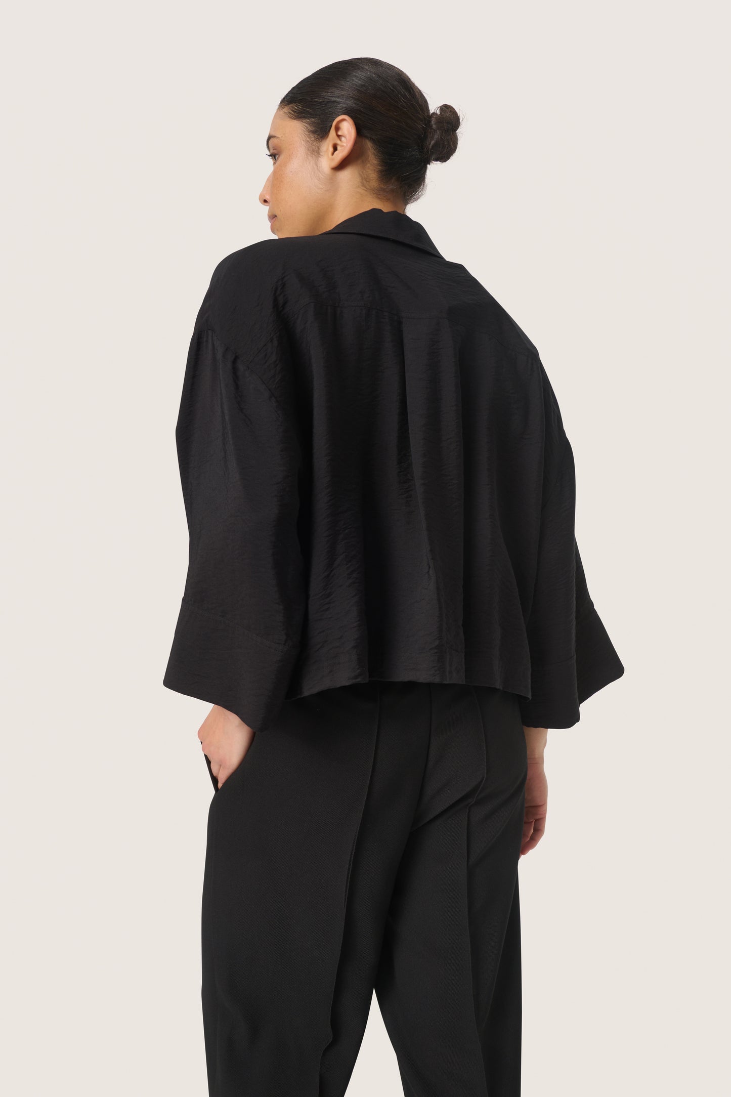 Soaked in Luxury Sija Shirt | Black