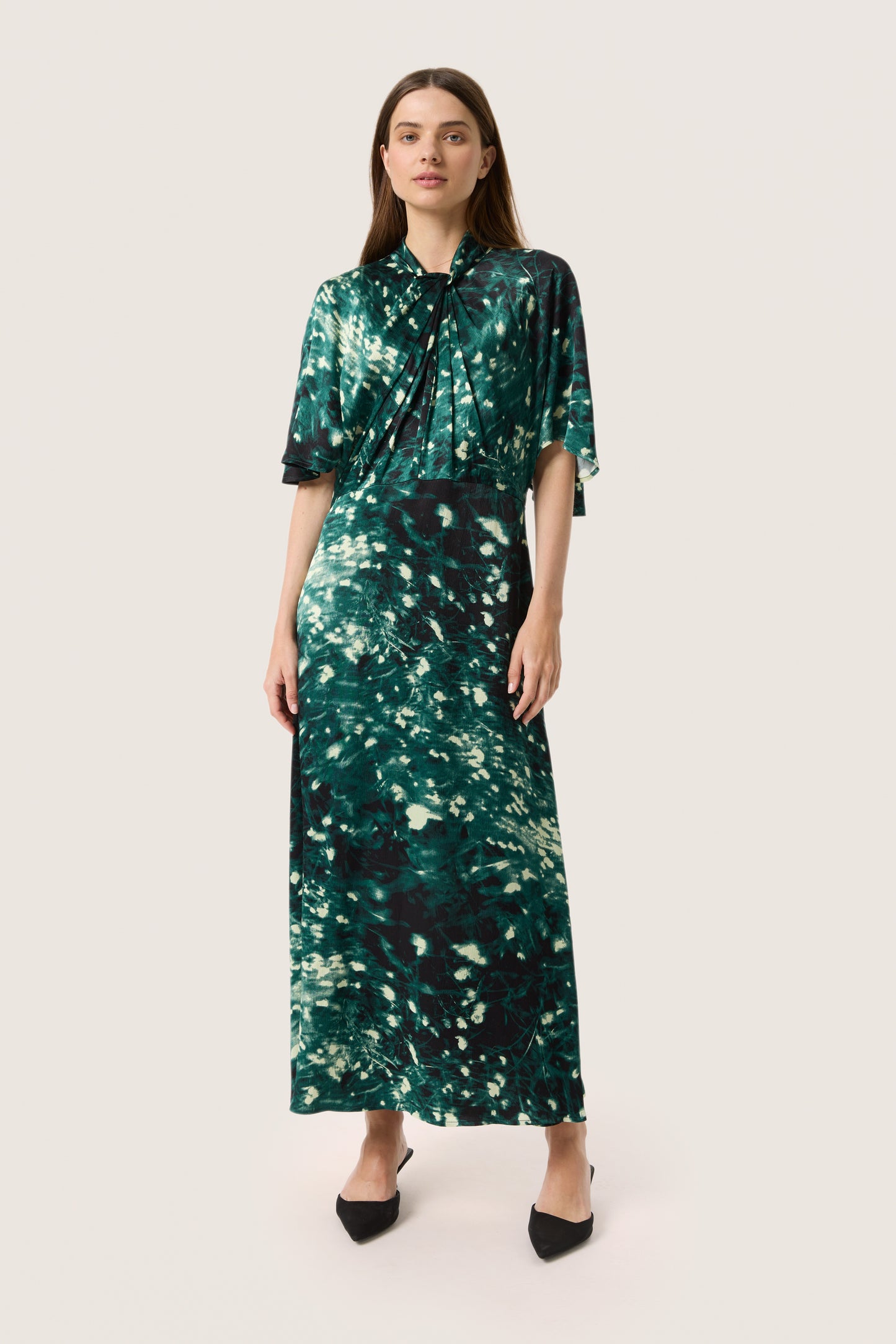 Soaked in Luxury Miria Dress | Rain Forest Splash Print