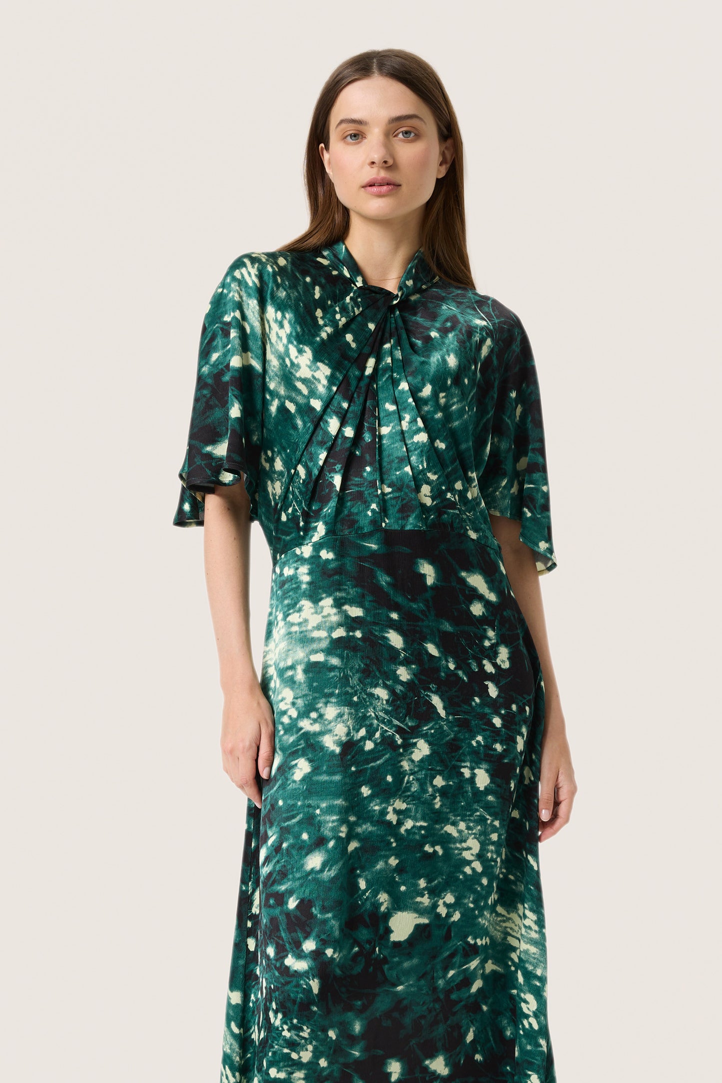 Soaked in Luxury Miria Dress | Rain Forest Splash Print