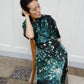 Soaked in Luxury Miria Dress | Rain Forest Splash Print