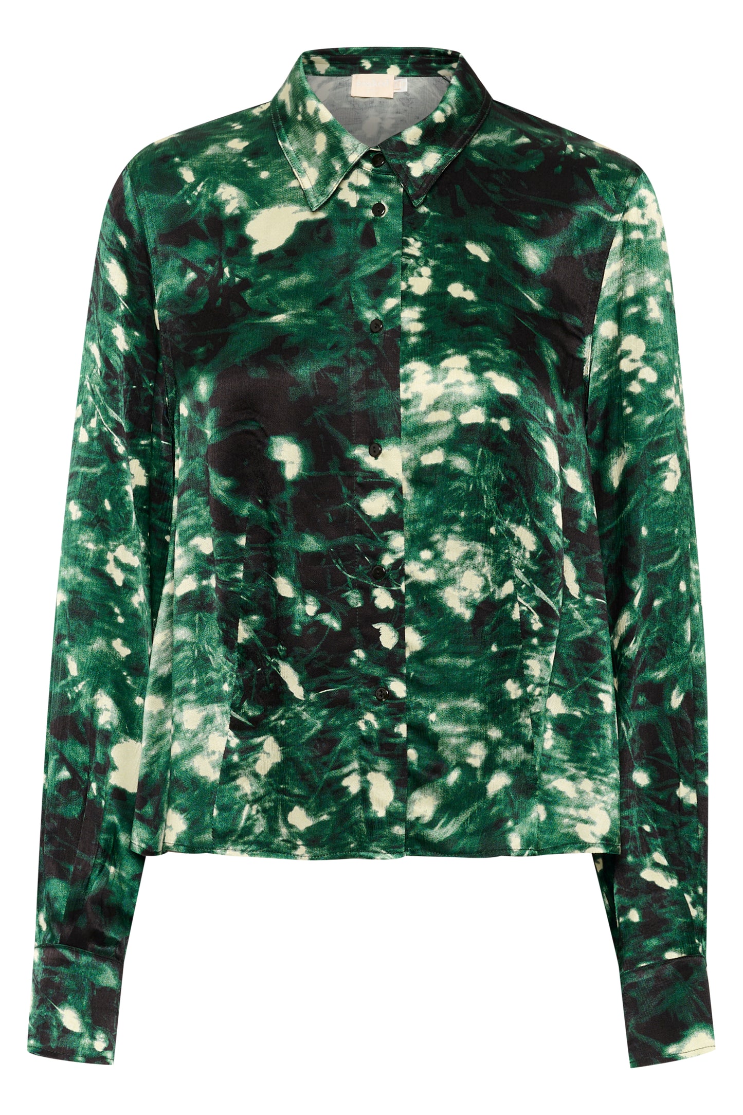 Soaked in Luxury Miria Shirt in Rain Forest Splash Print